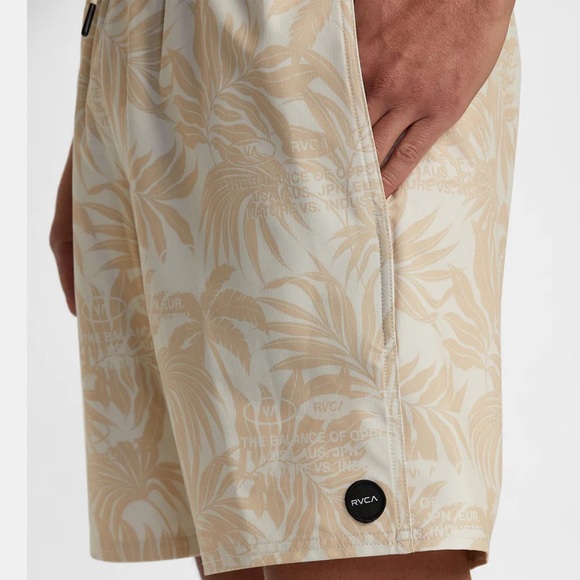 ❗️ RVCA ELASTIC WAIST BOARDSHORTS 17" - Picture 8 of 12